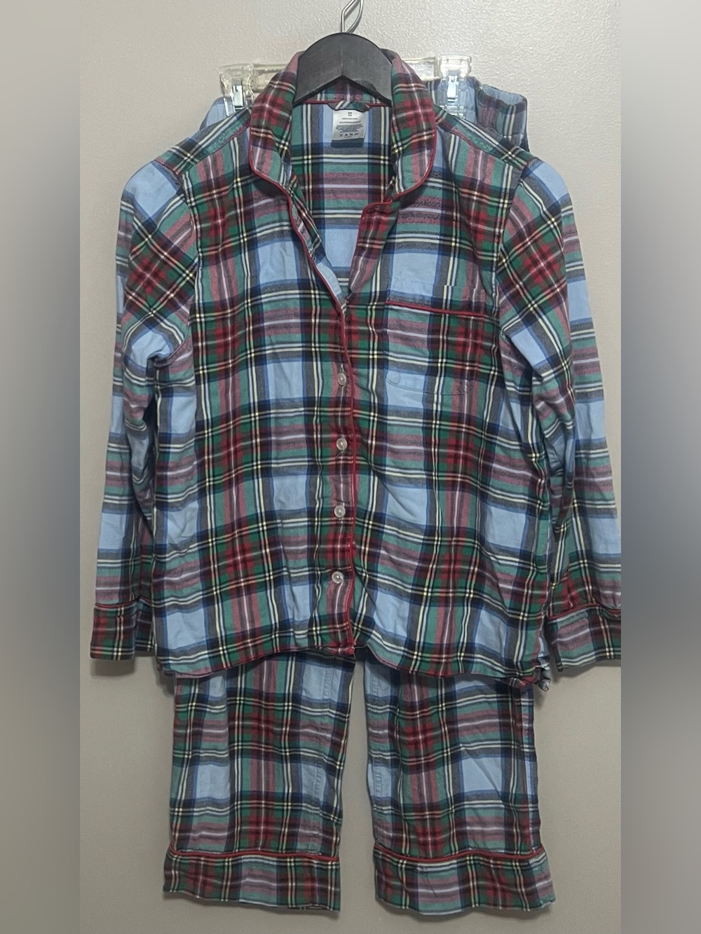 Lands’ End Tartan Pajamas Size Small 6-8